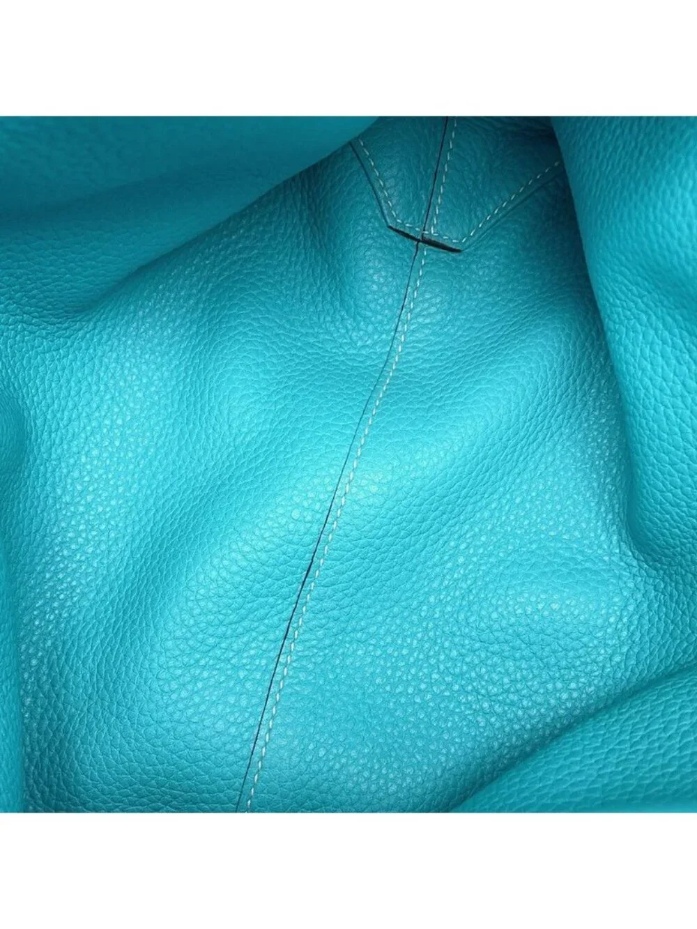 Hermes Tote Double Sens 28 Blue Atole Cole Vert Taurillon Clemence Swift